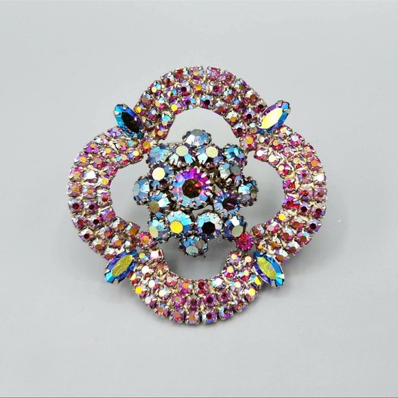 Juliana D&E Jewelry - Multicolor Crystal Brooch